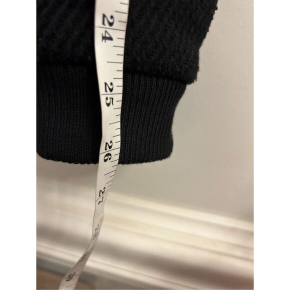 Joe's men's hooded bomber jacket size M Minimalist Casual closet staple wool ble - Picture 9 of 10